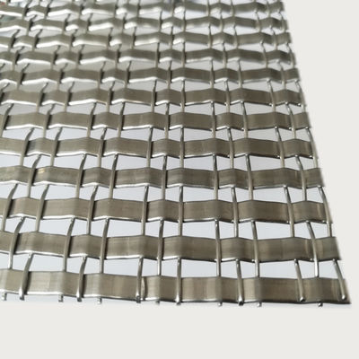 Maillage architectural en acier inoxydable Taille d'ouverture 1,2 mm 5,0 mm Diamètre du fil 0,8 mm 2,0 mm Longueur 30 m