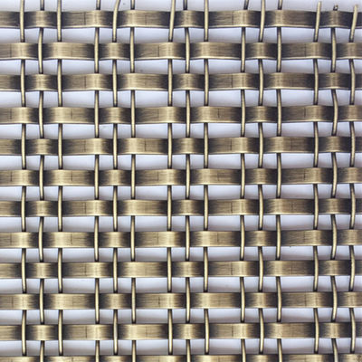 Maillage architectural en acier inoxydable Taille d'ouverture 1,2 mm 5,0 mm Diamètre du fil 0,8 mm 2,0 mm Longueur 30 m
