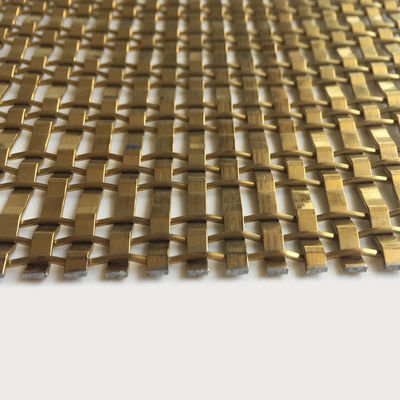 Maillage architectural en acier inoxydable Taille d'ouverture 1,2 mm 5,0 mm Diamètre du fil 0,8 mm 2,0 mm Longueur 30 m