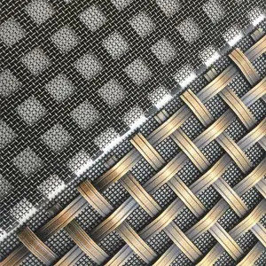 Maillage de tissu décoratif personnalisable en tissu de twill pour la décoration personnalisée de la maison