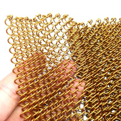 9mm Draperie de bobine métallique en fil de fer pour les exigences de largeur personnalisées