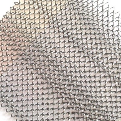 Décoration intérieure 80% de draperies en bobine métallique en zone ouverte avec une longueur personnalisée et une hauteur de fil de 9 mm Certification ISO9001