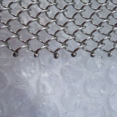 0Épaisseur de.5-2 mm Draperies en bobine métallique de bronze pour rideau de traitement de fenêtre ronde