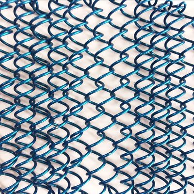 Réseau de maillage personnalisé fond de décoration de la chaîne galvanisée clôture de jardin de sécurité clôture en tissu rouleau poste