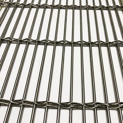 Résistant à la corrosion Architectural Woven Wire Mesh en acier inoxydable Lourd 1,2 kg