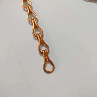 Rideau à écran de mouche à chaîne en aluminium personnalisé pour une installation facile et une ventilation excellente