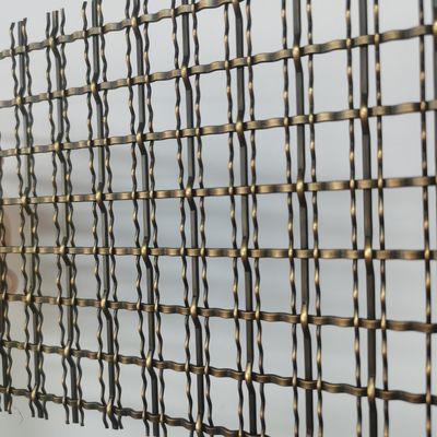 Maillage en acier inoxydable en bronze résistant à la corrosion pour armoires
