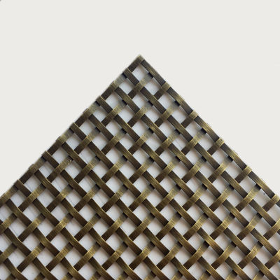 Élégance en acier inoxydable filet de fil tissé pour armoire certifié ISO9001
