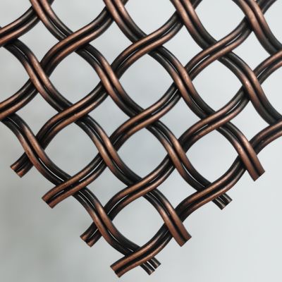 Architecture Antique laiton filet de fil tissé à l'envers Tissue néerlandaise 52% surface ouverte Pour le plafond