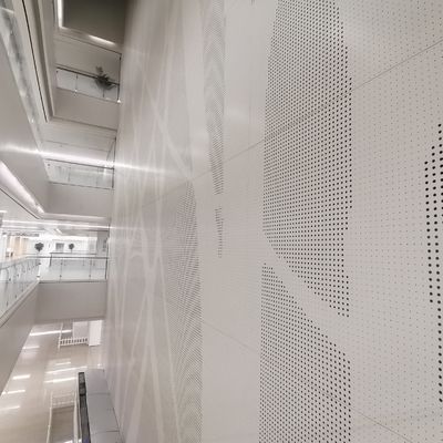 Réseau de perçage de treillis métalliques tissés architecturaux haut de gamme pour mur