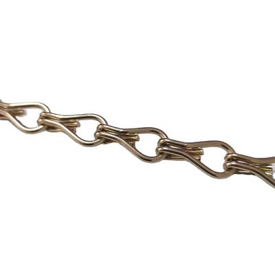 Rideaux à crochet en aluminium décoratif de 2 mm pour les rideaux de cloisons intérieures