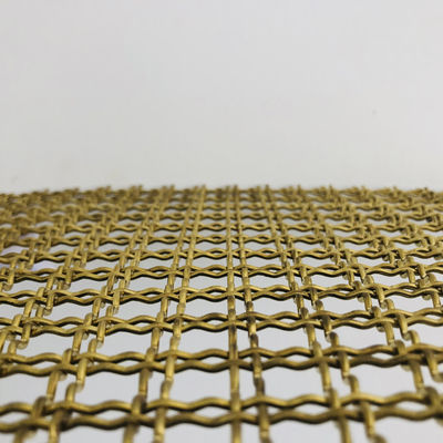 Forme de trou carré Eco-friendly 30m panneaux de fil d'acier inoxydable en argent décoratif / façades de treillis métalliques