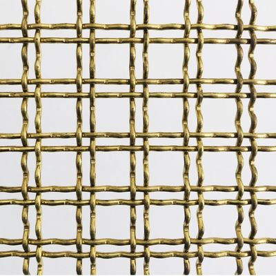 Forme de trou carré Eco-friendly 30m panneaux de fil d'acier inoxydable en argent décoratif / façades de treillis métalliques