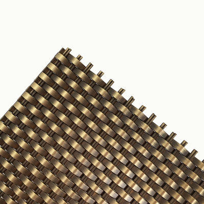 Maillage métallique décoratif personnalisable pour les portes de cabinets uniques Designs d'accents d'étagères d'intérieur haut de gamme