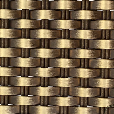 Maillage métallique décoratif personnalisable pour les portes de cabinets uniques Designs d'accents d'étagères d'intérieur haut de gamme