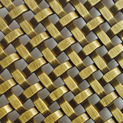 Maillage décoratif polyvalent en acier inoxydable pour les portes et les étagères des armoires modernes dans les cuisines