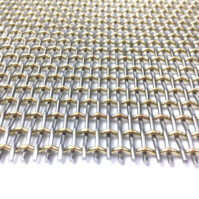 Maillage métallique en acier inoxydable personnalisable pour la décoration dure dans le design intérieur et extérieur