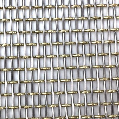 Maillage métallique en acier inoxydable personnalisable pour la décoration dure dans le design intérieur et extérieur