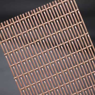 Grilles en treillis métalliques décoratifs de 3 mm d'épaisseur avec forme de trou carré