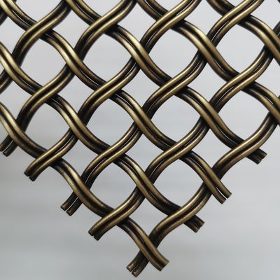 Grilles de fil d'armoire décoratives personnalisables 52% de surface ouverte