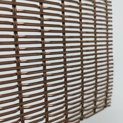 Grilles en treillis métalliques décoratifs ignifuges avec traitement de surface PVDF