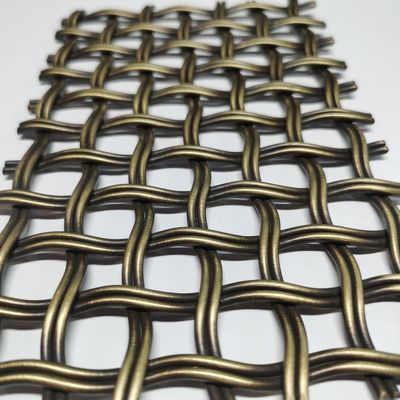 Grilles de fil d'armoire décoratives personnalisables 52% de surface ouverte