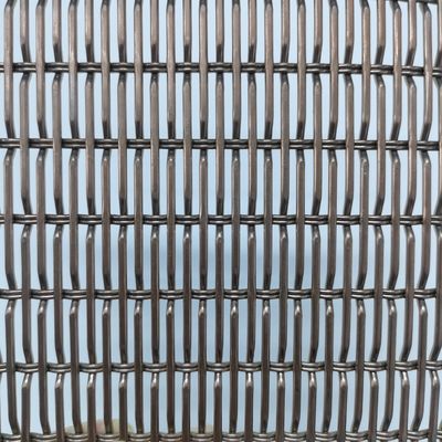Grilles en treillis métalliques décoratifs ignifuges avec traitement de surface PVDF
