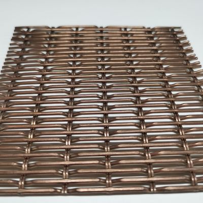 Grilles en treillis métalliques décoratifs ignifuges avec traitement de surface PVDF