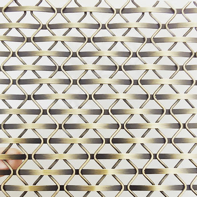 Grilles de fil métallique décoratif pliant avec maille étroitement tissée
