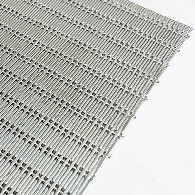Grilles de treillis métalliques décoratifs en acier inoxydable de 4 m de largeur maximale avec grille poli