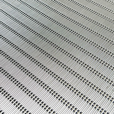 Grilles de treillis métalliques décoratifs en acier inoxydable de 4 m de largeur maximale avec grille poli