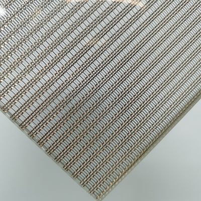 Maillage métallique laminé en verre d'or 10-100 Maillage pour diverses applications