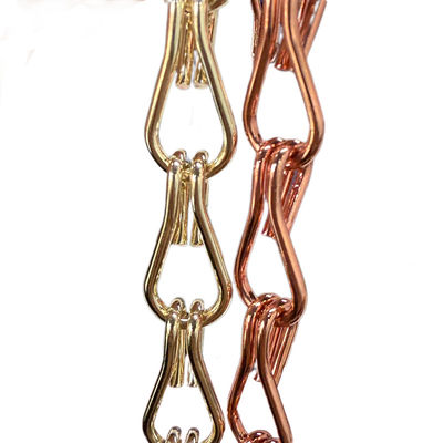 Rideau en aluminium 20 mm en chaîne métallique Mesh flexible décoratif en fil de fer pour séparer les pièces