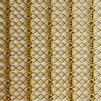 Maillage de fil d'or personnalisé pour la partition de décoration et armoire de cuisine