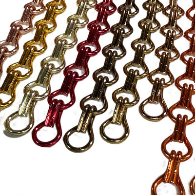Rideau de chaîne en aluminium haute performance personnalisable 24 mm