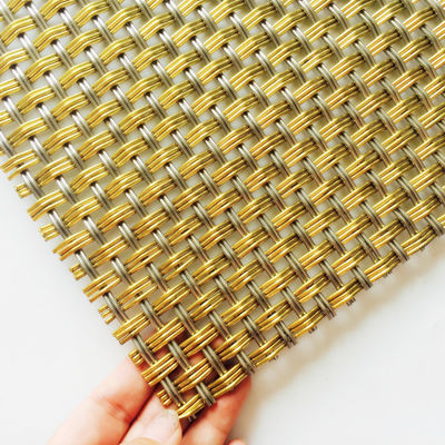 Façades extérieures filetage de fil de fer décoratif pour les armoires en acier inoxydable durable