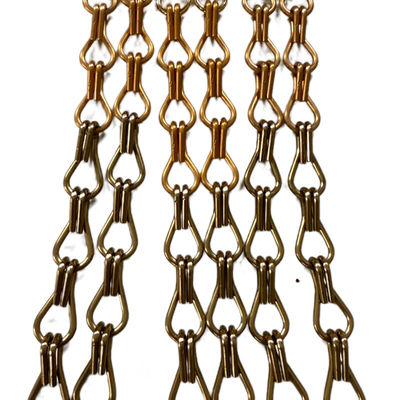 Facile d'installation Lien de chaîne personnalisé L'écran à mouche en aluminium parfait pour les motifs de rideaux personnalisés