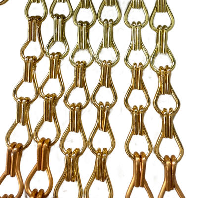 Facile d'installation Lien de chaîne personnalisé L'écran à mouche en aluminium parfait pour les motifs de rideaux personnalisés