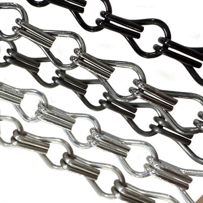 Facile d'installation Lien de chaîne personnalisé L'écran à mouche en aluminium parfait pour les motifs de rideaux personnalisés