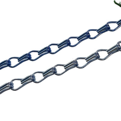 Écran de mouche à chaîne en aluminium personnalisable avec distance de chaîne de 24 mm et rails d'accessoires et autres raccords