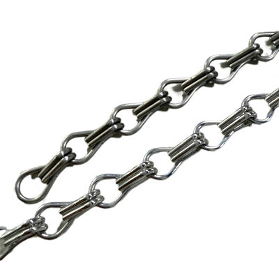 Écran de mouche à chaîne en aluminium personnalisable avec distance de chaîne de 24 mm et rails d'accessoires et autres raccords