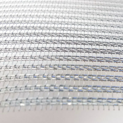 Maillage en acier inoxydable laminé en verre architectural tissé pour les séparateurs d'espace modernes et les revêtements muraux