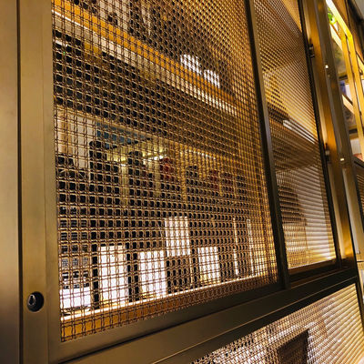 3.15 mm de diamètre de distorsion grilles de fil de verre décoratif haute résistance encrées pour les armoires