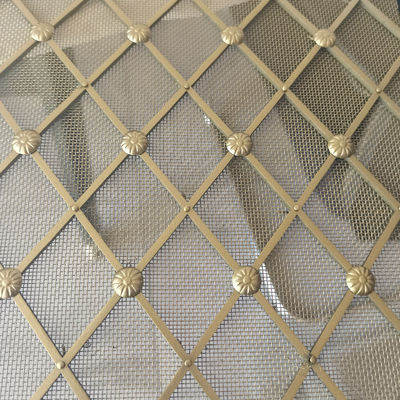 3.15 mm de diamètre de trame décorative avec traitement de surface personnalisé