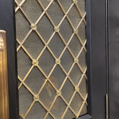 Zone d'ouverture 49% grille de treillis métalliques tissés en acier inoxydable pour la décoration d'armoires