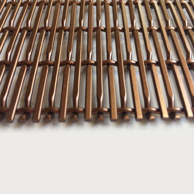 Supérieur économique environnemental enfoncement de trame 17,5 mm décoratif filet de fil tissé