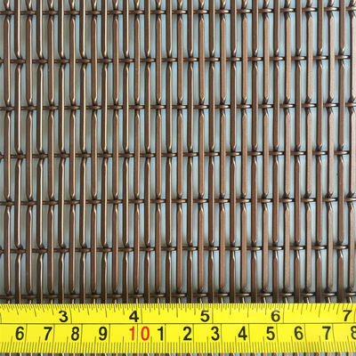Supérieur économique environnemental enfoncement de trame 17,5 mm décoratif filet de fil tissé
