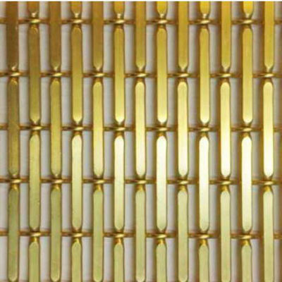 1.5 mm/2 mm de treillis métallique de diamètre de distorsion avec 45,7% de surface d'ouverture pour le travail lourd industriel
