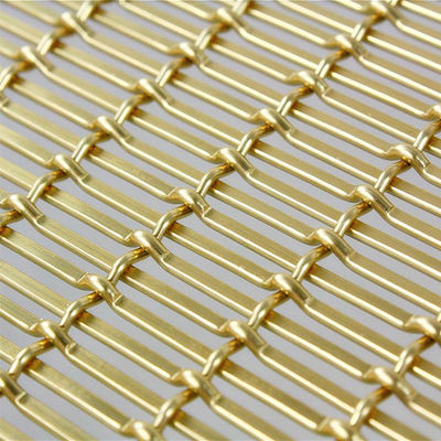 1.5 mm/2 mm de treillis métallique de diamètre de distorsion avec 45,7% de surface d'ouverture pour le travail lourd industriel