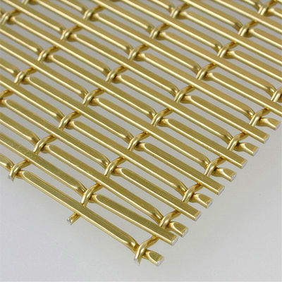 1.5 mm/2 mm de treillis métallique de diamètre de distorsion avec 45,7% de surface d'ouverture pour le travail lourd industriel